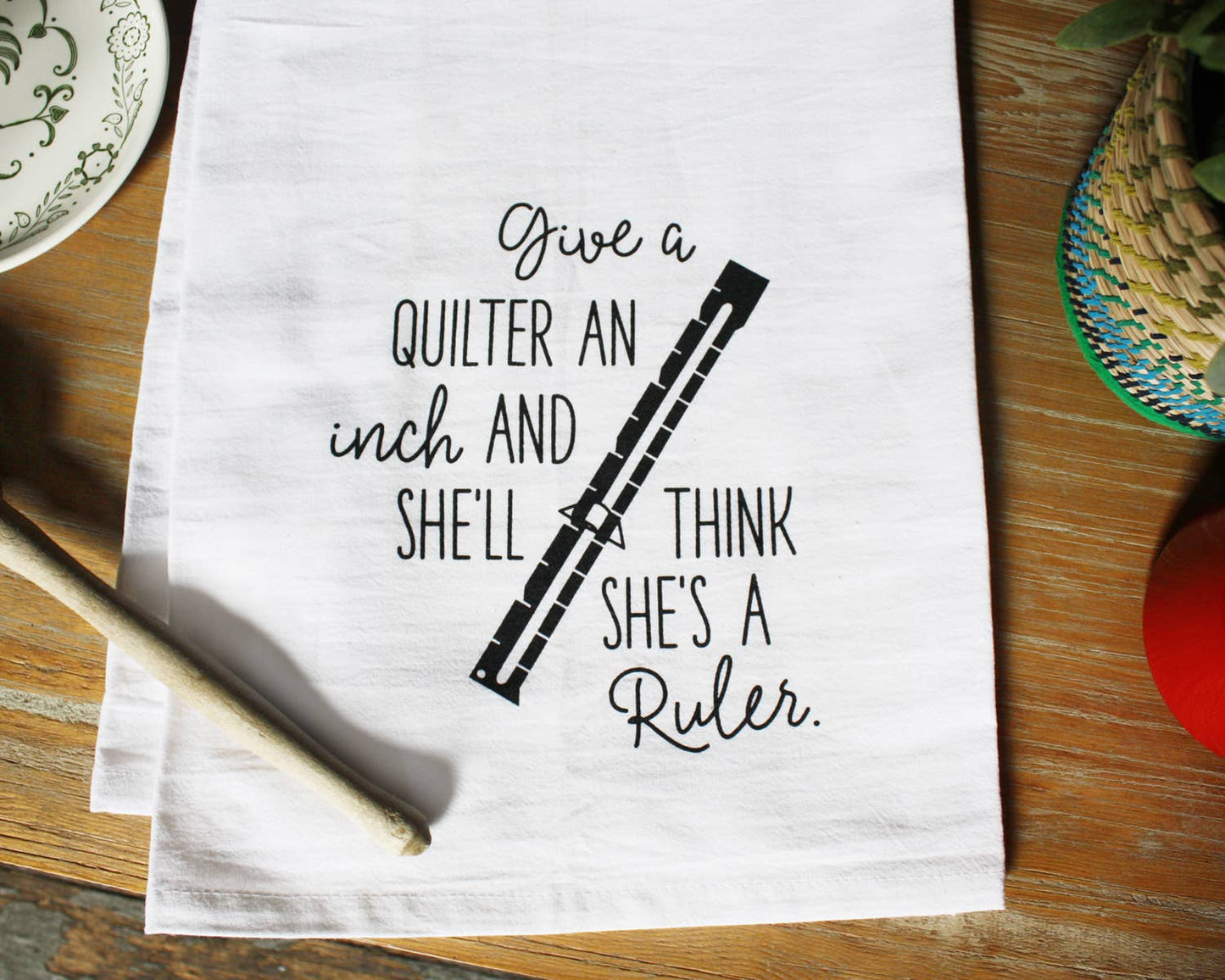 Aunt Martha's® Dirty Laundry Tea Towel - Give a Quilter